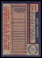 1984 Topps Nestle #338 Mike Warren Near Mint+ 