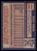 1984 Topps Nestle #345 Kent Hrbek Near Mint+  ID: 524393