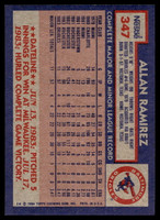 1984 Topps Nestle #347 Allan Ramirez Near Mint+ 