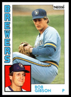 1984 Topps Nestle #349 Bob L. Gibson Near Mint+ RC Rookie 
