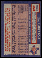 1984 Topps Nestle #353 Jim Anderson Near Mint+ 