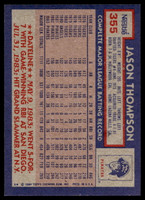 1984 Topps Nestle #355 Jason Thompson Near Mint+ 