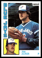 1984 Topps Nestle #359 Jim Acker Near Mint+ 
