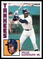 1984 Topps Nestle #360 Willie Randolph Near Mint+ 
