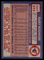 1984 Topps Nestle #372 Gary Roenicke Near Mint+ 
