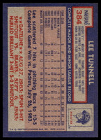 1984 Topps Nestle #384 Lee Tunnell Near Mint+ 