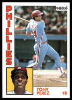 1984 Topps Nestle #385 Tony Perez Near Mint+ 