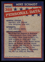 1984 Topps Nestle #388 Mike Schmidt Near Mint+ 