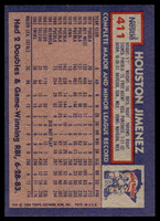 1984 Topps Nestle #411 Houston Jimenez Near Mint+ 