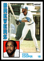 1984 Topps Nestle #420 Cecil Cooper Near Mint+ 