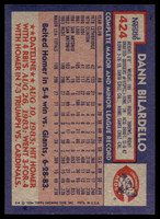 1984 Topps Nestle #424 Dann Bilardello Near Mint+ 