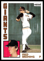 1984 Topps Nestle #428 Fred Breining Near Mint+  ID: 524470