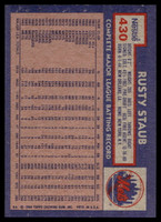 1984 Topps Nestle #430 Rusty Staub Near Mint+ 