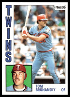 1984 Topps Nestle #447 Tom Brunansky Near Mint+ 