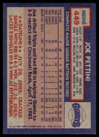 1984 Topps Nestle #449 Joe Pettini Near Mint+ 
