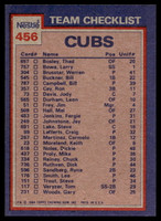 1984 Topps Nestle #456 Fergie Jenkins/Keith Moreland Near Mint+ 
