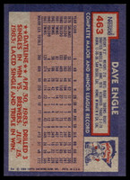 1984 Topps Nestle #463 Dave Engle Near Mint+ 