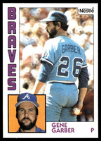 1984 Topps Nestle #466 Gene Garber Near Mint+ 