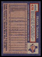 1984 Topps Nestle #479 Frank Tanana Near Mint+ 