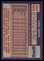 1984 Topps Nestle #494 Chili Davis Near Mint+ 