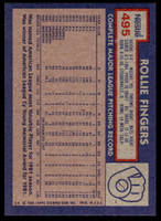 1984 Topps Nestle #495 Rollie Fingers Near Mint+ 