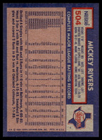 1984 Topps Nestle #504 Mickey Rivers Near Mint+ 