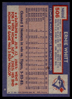 1984 Topps Nestle #506 Ernie Whitt Near Mint+ 