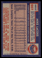 1984 Topps Nestle #507 Mike LaCoss Near Mint+ 