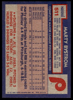 1984 Topps Nestle #511 Marty Bystrom Near Mint+ 