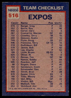 1984 Topps Nestle #516 /Al Oliver/Charlie Lea Near Mint+ 