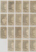 1910 E1 The Breisch-William Co. Inc  Army Cards Partial Set 19/25  #*sku37429