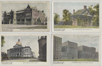 circ. 1900's Zeno Gum Post Cards with U.S. Buildings  Lot of 10 different   #*sku37444