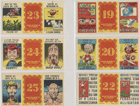 1963 Topps Valentine Foldees "Wheels" Trifold Cards  Partial Set 33/55  #*sku37456