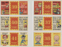 1963 Topps Valentine Foldees "Wheels" Trifold Cards  Partial Set 33/55  #*sku37456