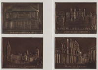 circ. 1980's England Kopper Kard Plaques  Lot of 4 different  #*sku37458