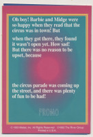 1993 Mattel Barbie Promo Trifold Card With Multiple Flaps  #*sku37470