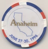 1996 Chip #15 of 1000 17th National Sports Collectors Convention Anaheim, CA  #*sku37486