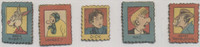 circ. 1940's  Newspaper Comics Cut-Outs  Lot of  5 different characters  #*sku37499