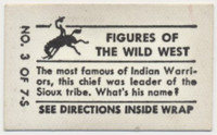 1948 Topps Magic Photo #3 of 7-S “Sitting Bull”  #*sku37504