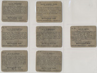 circ. 1930's Newport Products R20 Battleship Gum Lot of 7 in Low Grade #*sku37516