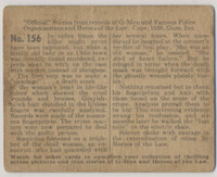 1936 R60 G-MEN & HEROES #156 THE MASK OF DEATH    #*sku37540