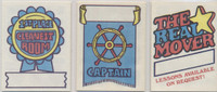 1984 Kellogg Stickers Kit Booklet Lot of 3 different  #*sku37562