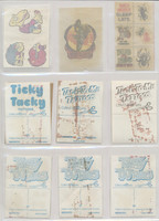 circ. 1970's-1980's  Fleer & Topps  Stickers and Tattoos  Lot of 100  #*sku37568