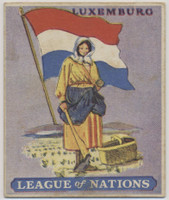 1934 R80 LEAGUE OF NATIONS #31 LUXEMBURG  #*sku37571