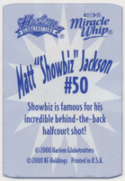 2000 Kraft Miracle Whip  Harlem Globetrotters  #50 Matt "Showbiz" Jackson  mini 3D card  #*sku37599