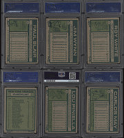 1977 Burger King New York Yankees Complete PSA Graded Set (24 Cards) Munson Jackson
