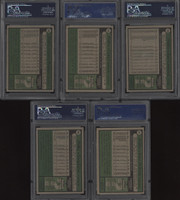 1979 Burger King Phillies Complete PSA Graded Set (23 Cards) Pete Rose Mike Schmidt