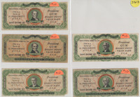 1937 Diets Gum Inc. R118 US Presidents Play Bucks Notes  Lot of 11  #*sku37613