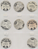 1938 R123 Dietz Seal-Craft Gum & Seals Lot of 10/240  #*sku37630