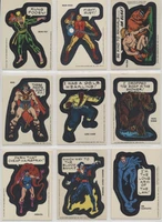 1975 Topps Comic Book Heroes Stickers Partial Set 37/40 Plus Partial Puzzle 7/9  #*sku37638